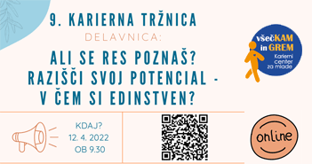 WEBINAR: Ali se res poznaš? Razišči svoj potencial – v čem si edinstven?