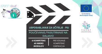 Učinkovito fasilitiranje spletnih učnih procesov v poklicnem izobraževanju in usposabljanju